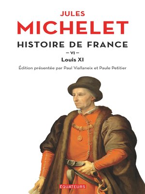 cover image of Histoire de France (Tome 6)--Louis XI